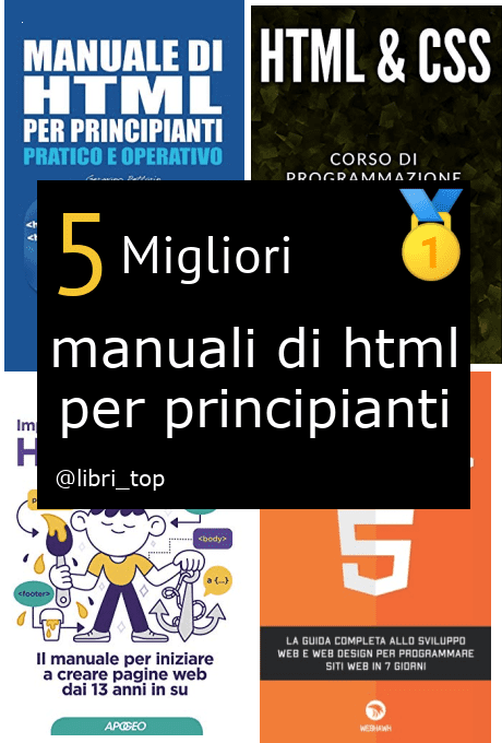 Migliori manuali di html per principianti