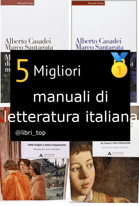 Migliori manuali di letteratura italiana