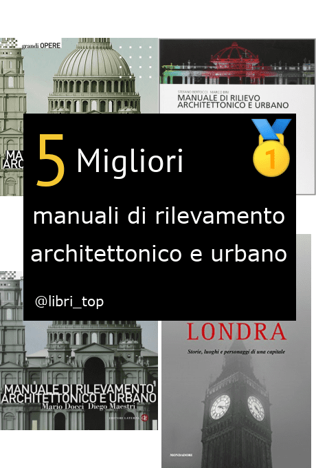 Migliori manuali di rilevamento architettonico e urbano