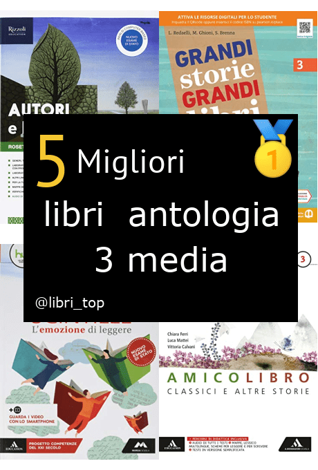 Migliori libri  antologia 3 media