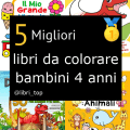 Migliori libri da colorare bambini 4 anni