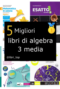 Migliori libri di algebra 3 media
