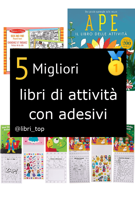 Migliori libri di attività con adesivi