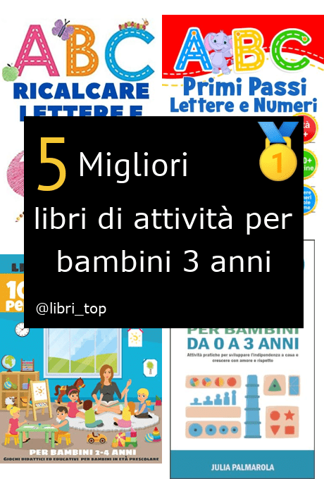 Migliori libri di attività per bambini 3 anni