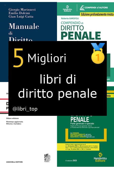 Migliori libri di diritto penale