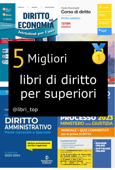 Migliori libri di diritto per superiori