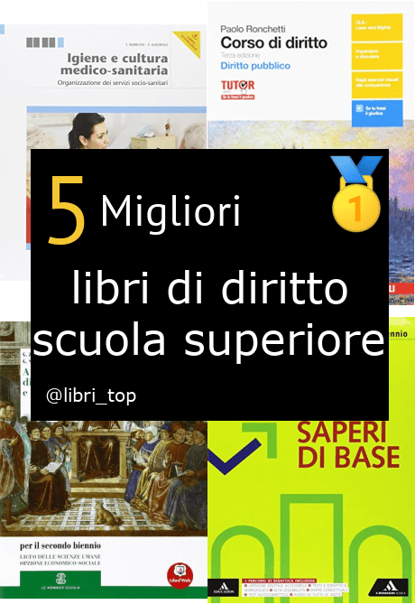 Migliori libri di diritto scuola superiore