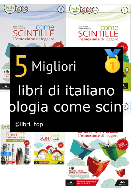 Migliori libri di italiano antologia come scintille