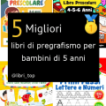 Migliori libri di pregrafismo per bambini di 5 anni