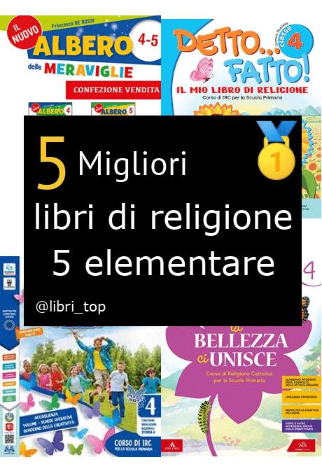 Migliori libri di religione 5 elementare