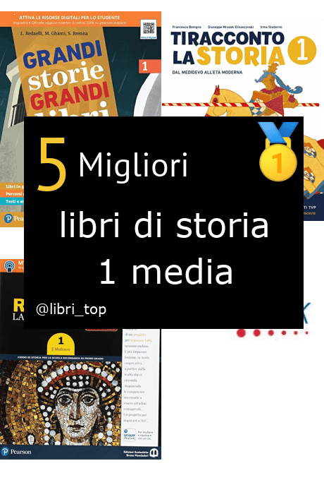 Migliori libri di storia 1 media【Classifica 2024】