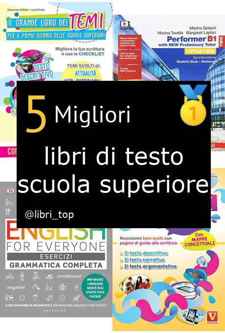 Migliori libri di testo scuola superiore