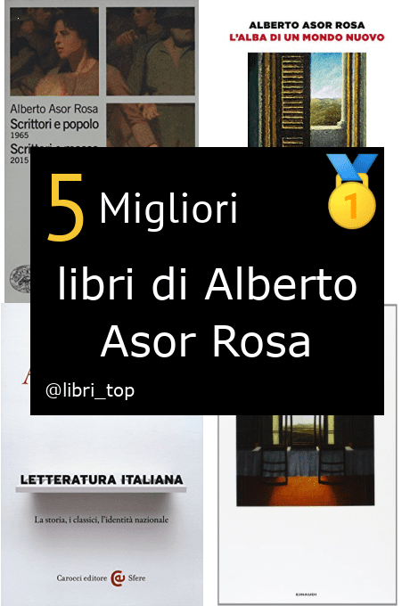 Migliori libri di Alberto Asor Rosa