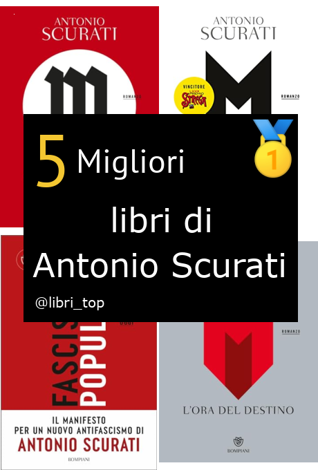 Migliori libri di Antonio Scurati