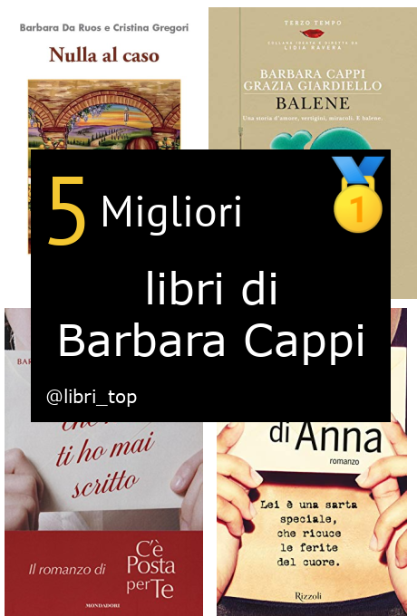 Migliori libri di Barbara Cappi