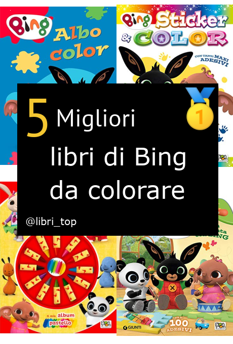 Migliori libri di Bing da colorare