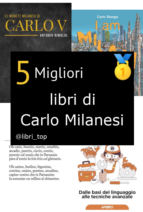 Migliori libri di Carlo Milanesi