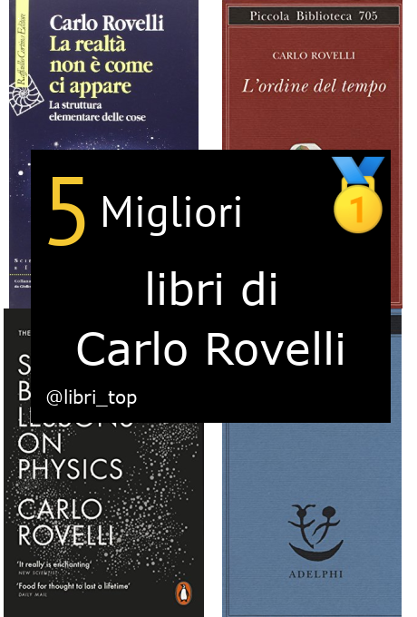 Migliori libri di Carlo Rovelli