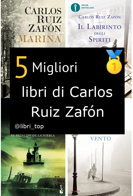 Migliori libri di Carlos Ruiz Zafón