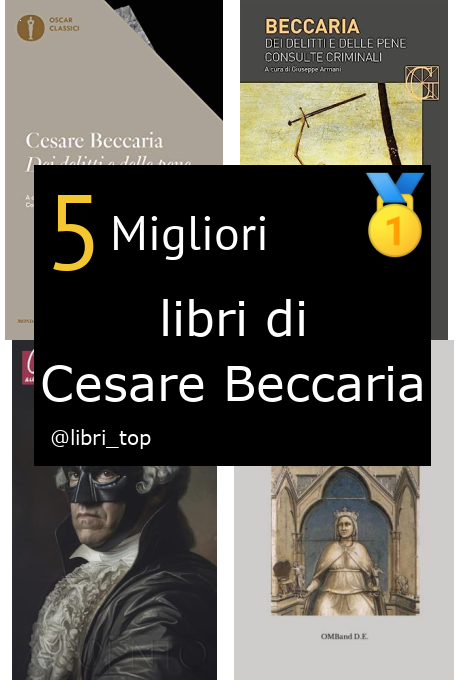 Migliori libri di Cesare Beccaria