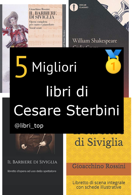 Migliori libri di Cesare Sterbini