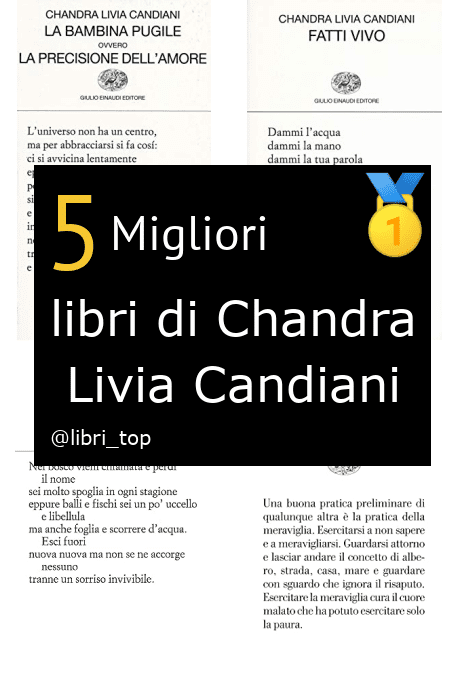 Migliori libri di Chandra Livia Candiani