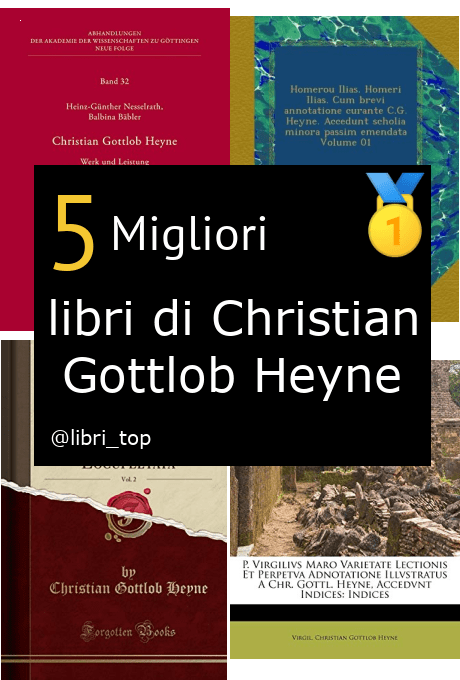 Migliori libri di Christian Gottlob Heyne