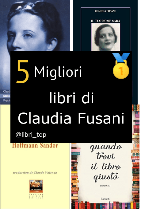 Migliori libri di Claudia Fusani