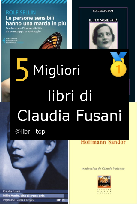 Migliori libri di Claudia Fusani