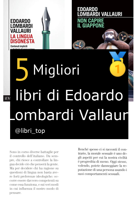 Migliori libri di Edoardo Lombardi Vallauri