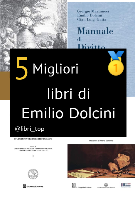 Migliori libri di Emilio Dolcini