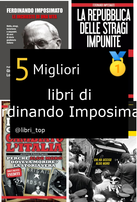 Migliori libri di Ferdinando Imposimato