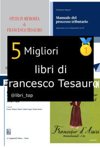 Migliori libri di Francesco Tesauro