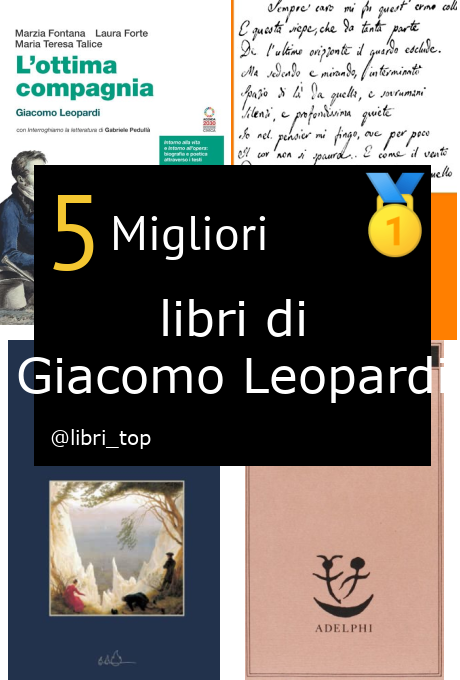 Migliori libri di Giacomo Leopardi