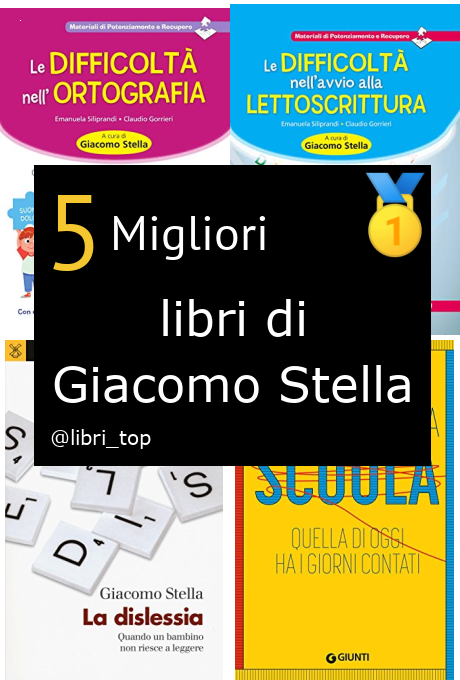 Migliori libri di Giacomo Stella