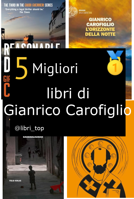 Migliori libri di Gianrico Carofiglio