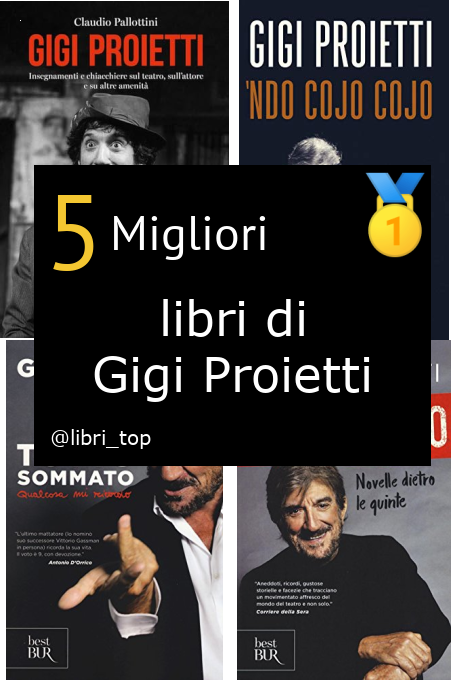 Migliori libri di Gigi Proietti