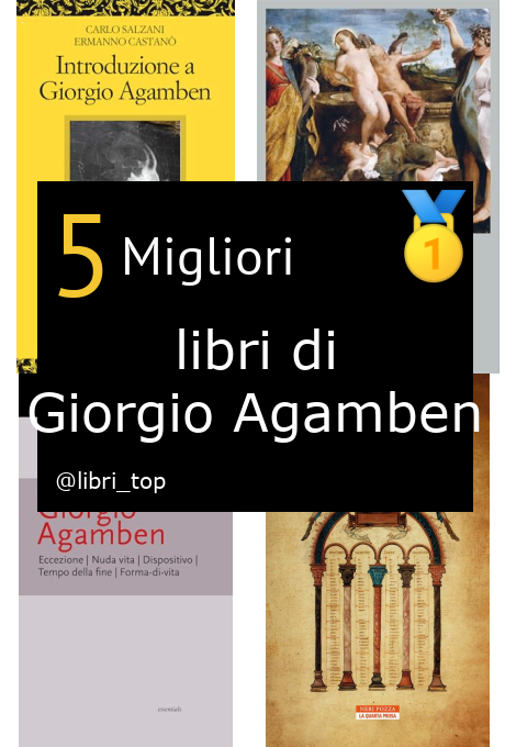 Migliori libri di Giorgio Agamben