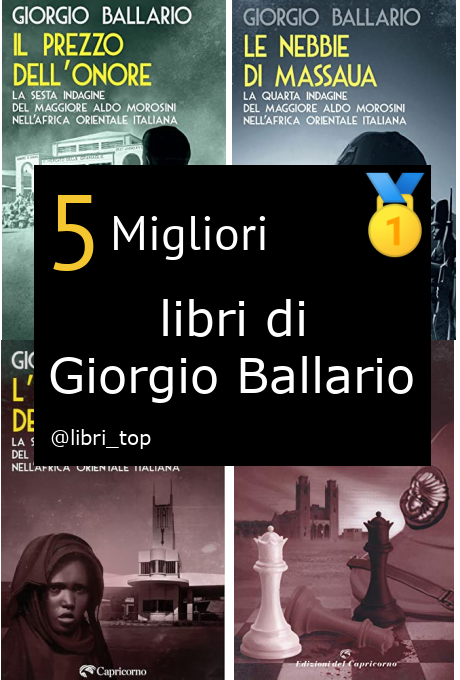 Migliori libri di Giorgio Ballario