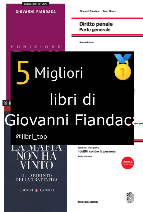 Migliori libri di Giovanni Fiandaca