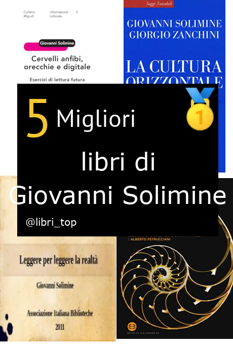 Migliori libri di Giovanni Solimine