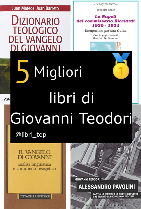 Migliori libri di Giovanni Teodori