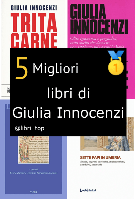 Migliori libri di Giulia Innocenzi