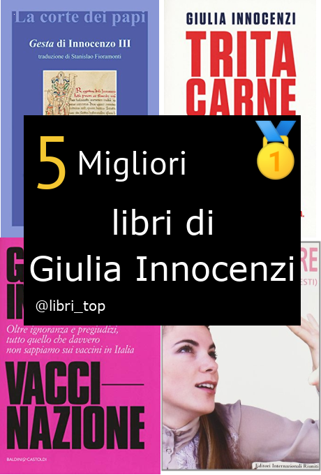 Migliori libri di Giulia Innocenzi