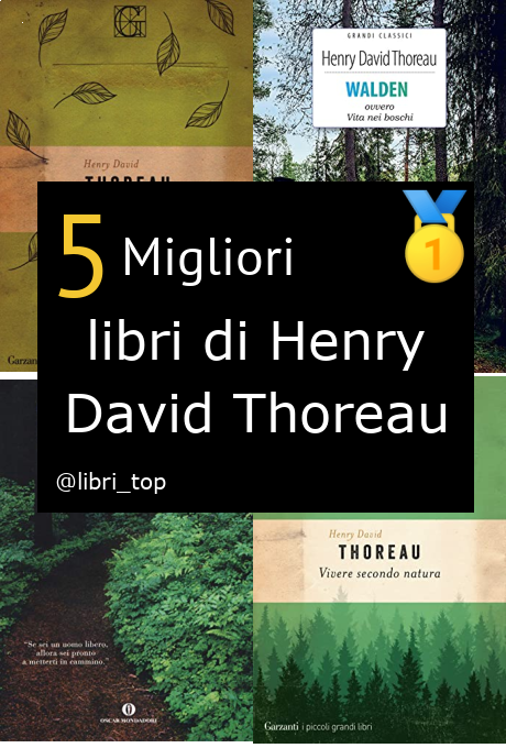 Migliori libri di Henry David Thoreau