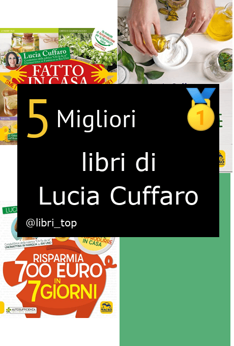 Migliori libri di Lucia Cuffaro