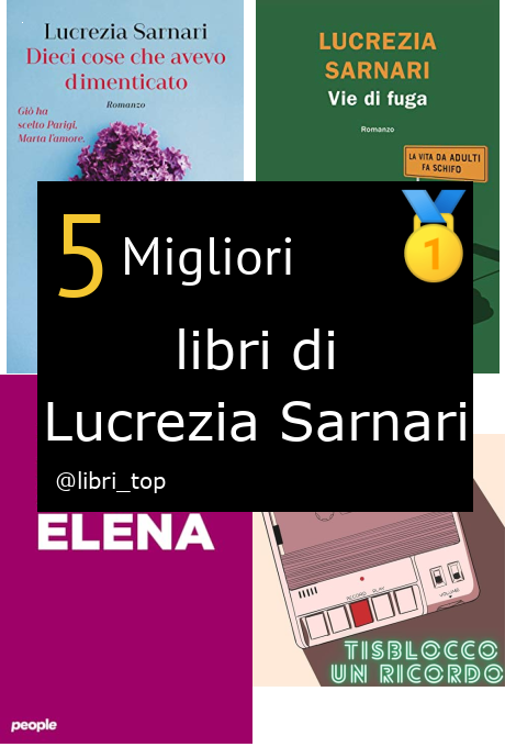 Migliori libri di Lucrezia Sarnari