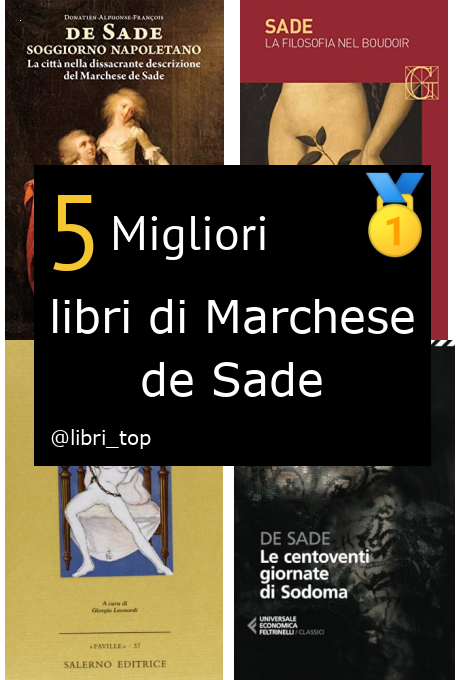 Migliori libri di Marchese de Sade