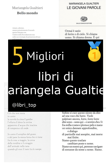 Migliori libri di Mariangela Gualtieri