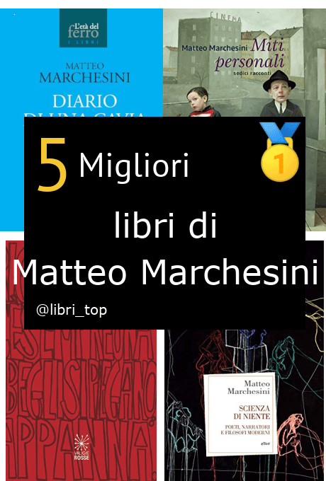 Migliori libri di Matteo Marchesini